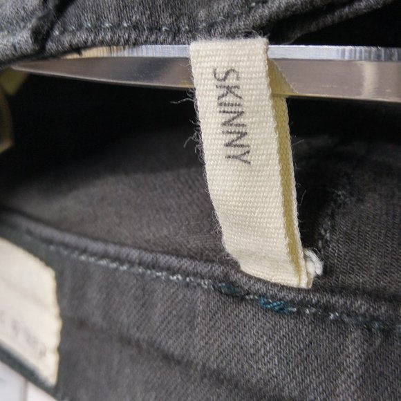 rag & bone Skinny Dark Gray Pirate Wash Jeans A187 - Picture 4 of 6